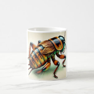 Jerusalem cricket 130924IREF210 - Watercolor Coffee Mug