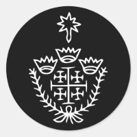 Jerusalem Cross historical pilgrimage tattoo stamp