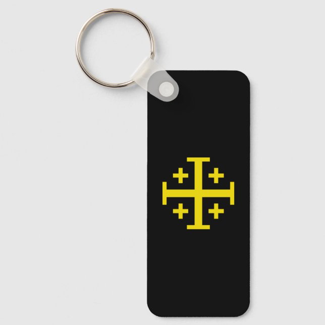 Jerusalem cross key ring (Front)