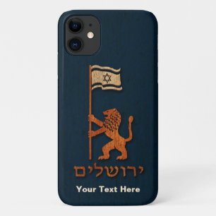 Jerusalem Day Lion With Flag Case-Mate iPhone Case
