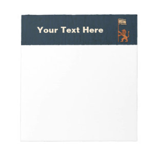 Jerusalem Day Lion With Flag Notepad