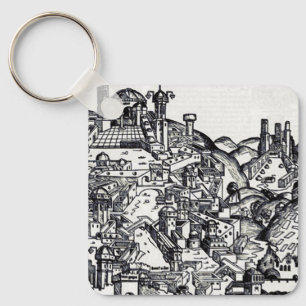 Jerusalem during the reign of Solomon Key Ring