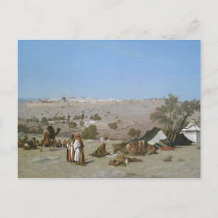 Jerusalem from the Mount of Olives   1880 Postcard