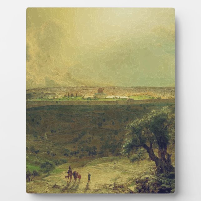 Jerusalem from the Mount of Olives Plaque (Front)