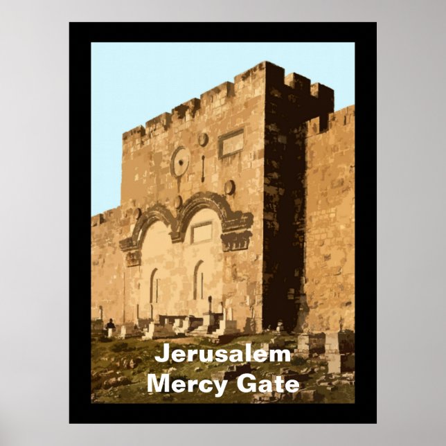 Jerusalem - Gate of Mercy Poster (Front)