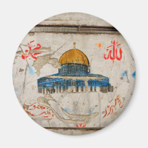 Jerusalem Graffiti Magnet