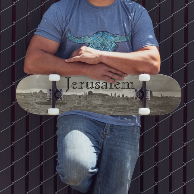 Jerusalem Holy Land Photo Skateboard (Outdoor 3)