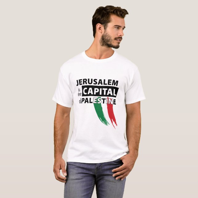 Jerusalem is the capital of Palestine T-shirt (Front Full)