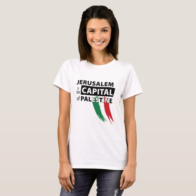 Jerusalem is the capital of Palestine T-shirt (Front Full)