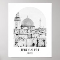 Jerusalem Israel Arch Photo Print