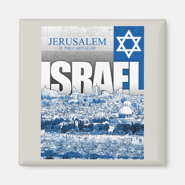 Jerusalem, Israel Magnet (Front)