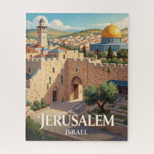 Jerusalem Israel Old City Travel Jigsaw Puzzle