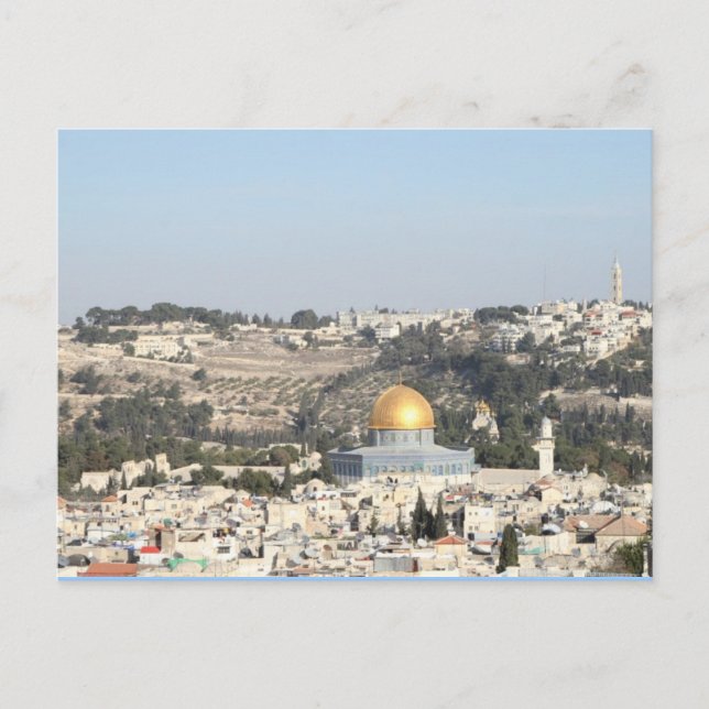 Jerusalem Israel Postcard (Front)