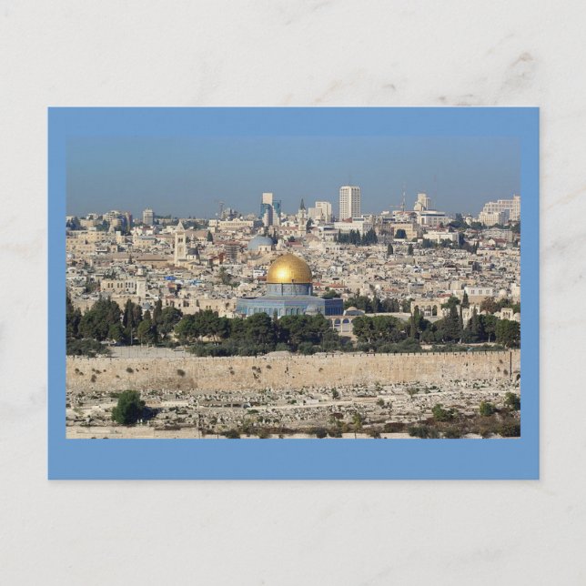 Jerusalem Israel Postcard (Front)