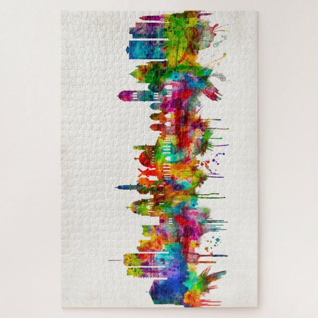 Jerusalem Israel Skyline Jigsaw Puzzle (Vertical)