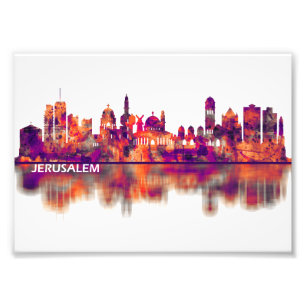 Jerusalem Israel Skyline Photo Print