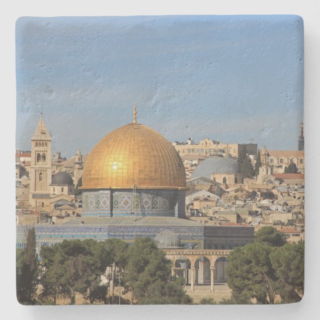 Jerusalem, Israel Square Coaster (Front)