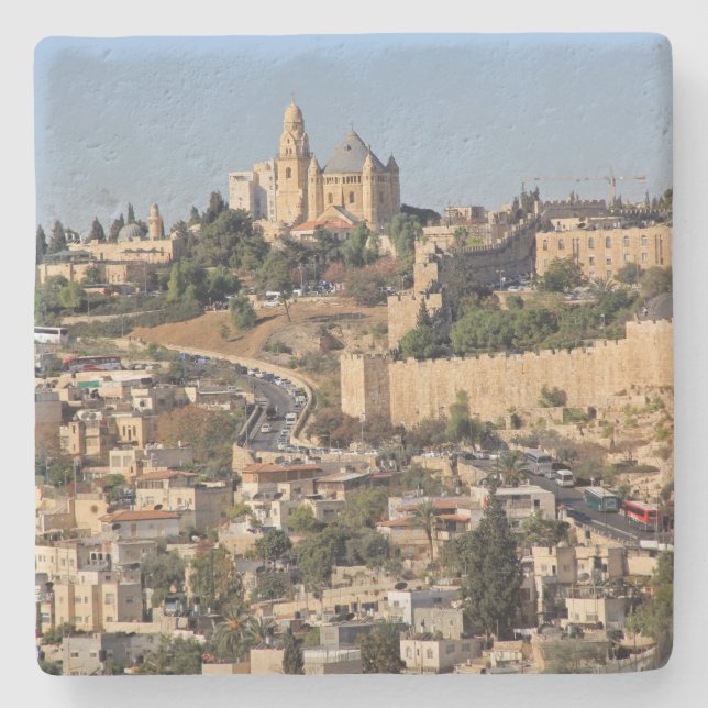 Jerusalem, Israel Square Coaster (Front)