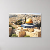 Jerusalem Israel watercolor art