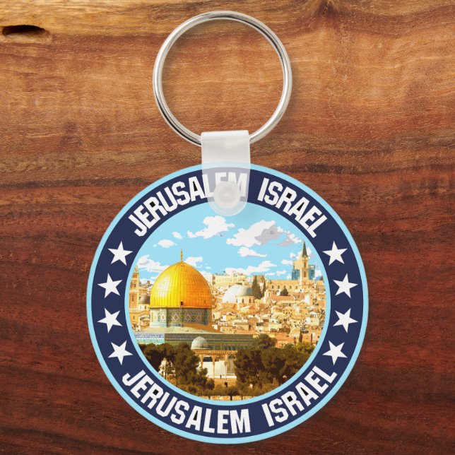 Jerusalem                                          key ring (Front)