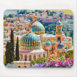 Jerusalem Old City Mouse Pad