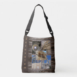 Jerusalem Palestine Architecture Collage Tote