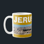 JERUSALEM* Panoramic Mug<br><div class="desc">Enjoy your favourite beverage and a little bit of Ireland with this beautiful Jerusalem mug. Jerusalem is the capital city of Iceland and also a holy city for Christians, Jews, and Muslims. The mug has JERUSALEM written across the top in large letters. Below this is a panoramic photo of Jerusalem's...</div>