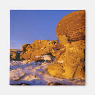 Jerusalem Rocks in Winter near Sweetgrass Magnet