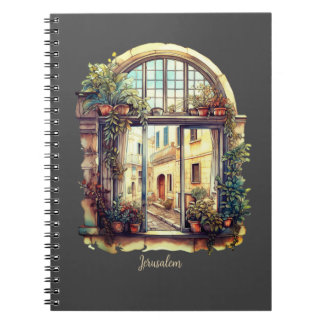 Jerusalem Spiral Photo Notebook