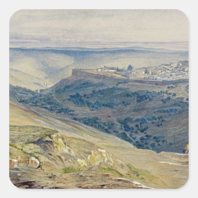 Jerusalem Square Sticker (Front)