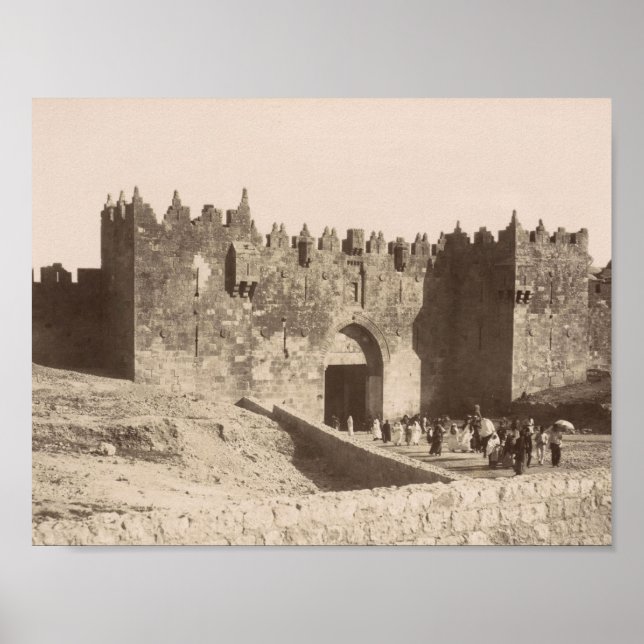 Jerusalem - The Damascus Gate Poster (Front)