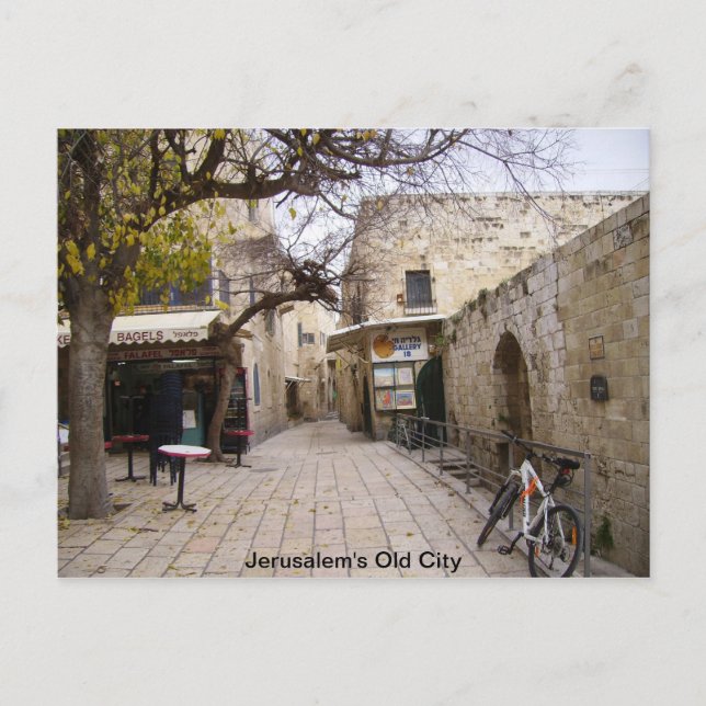 Jerusalem's Old City Postcard (Front)