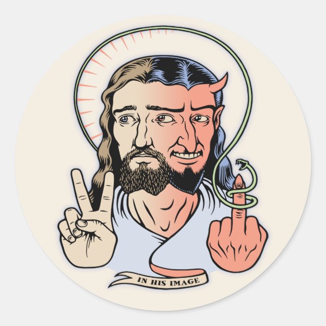 Jesifer Classic Round Sticker (Front)