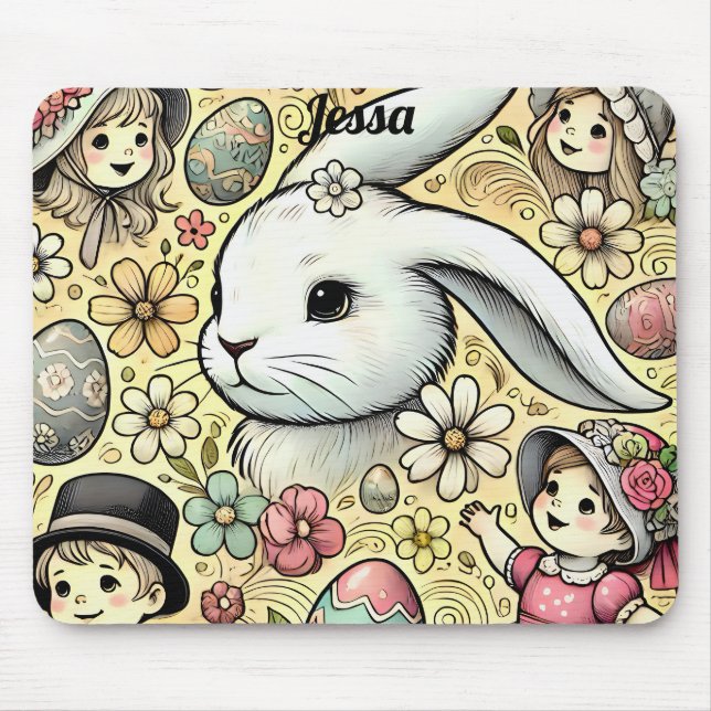 JESSA ~ Vintage Easter ~  Mouse Pad (Front)