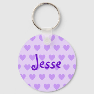 Jesse in Purple Key Ring