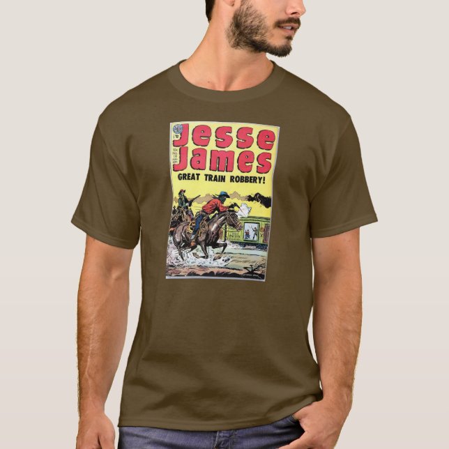Jesse James Train Robbery T-Shirt (Front)