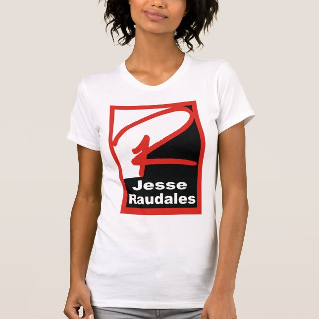Jesse Raudales Red Logo Shirt (Front)