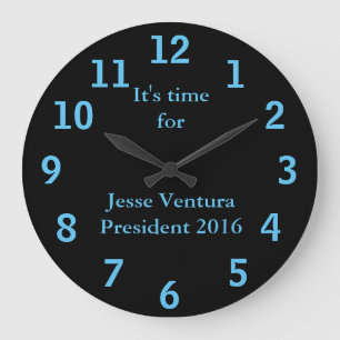 Jesse Ventura For President 2016 Large Clock