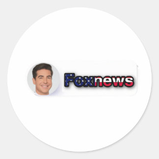 jesse watters classic round sticker
