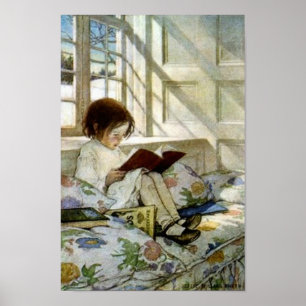 Jesse Willcox Smith’s “Books in Winter” Poster