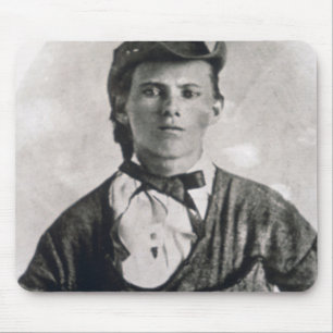 Jesse Woodson James (b/w photo) Mouse Pad