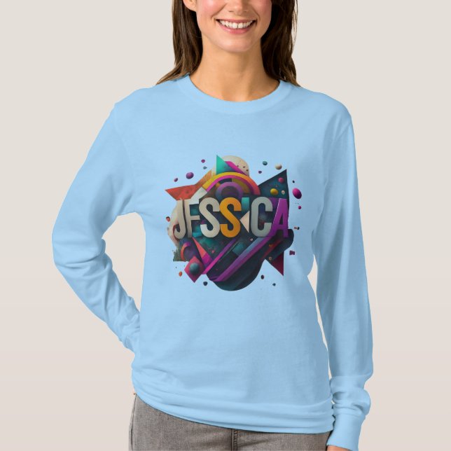 "Jessica: A Colourful Statement" T-Shirt (Front)