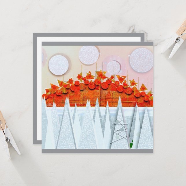 JESSICA ANNE FRANK SUN "WINTER"  INVITATION (Front/Back In Situ)