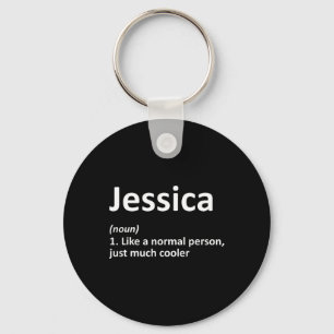 Jessica Definition Personalised Funny Birthday Gif Key Ring