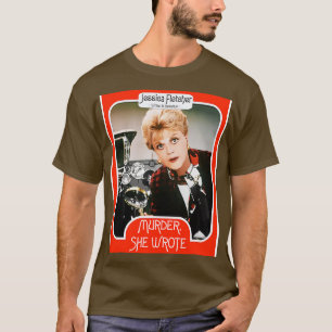 Jessica Fletcher Trading d Murder She Wrote Fan Ar T-Shirt