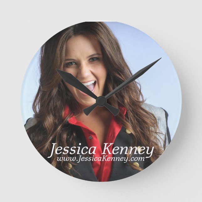 Jessica Kenney "It's Time To Have Some Fun!" Clock (Front)
