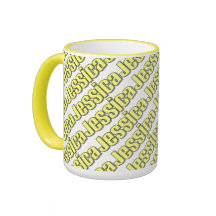 Jessica Yellow Style Mug