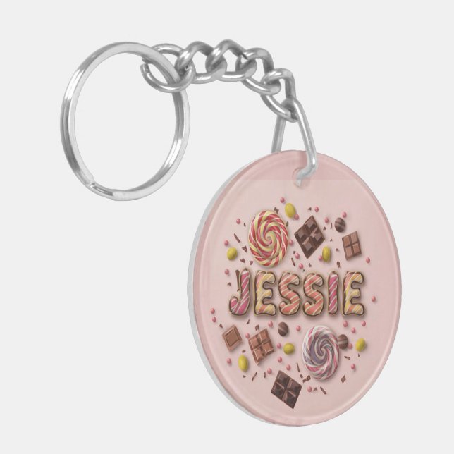 Jessie name key chain (Front Left)