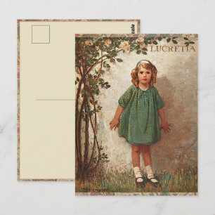 Jessie Wilcox Smith "Lucretia" Little Girl Postcard