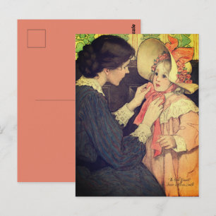 Jessie Wilcox Smith "The Pink Bonnet" Postcard